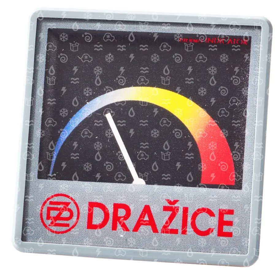 teploměr dotykový BT-218 C6A smalt - ležatý (logo DZD Dražice)